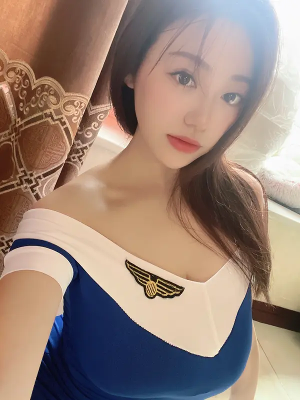 微密圈系列 蓝色制服 - 奶宝妹纸